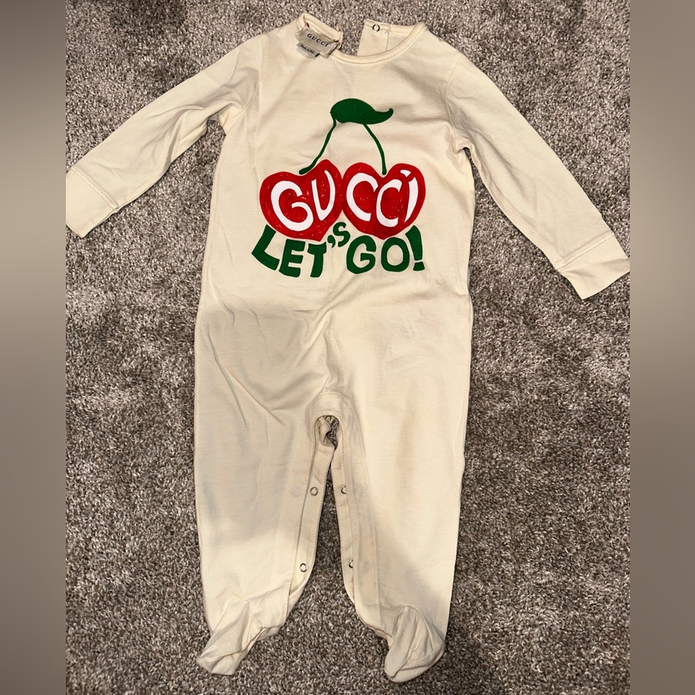 Gucci baby onesie